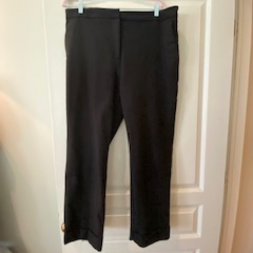 Ann Taylor Factory black cropped pants size 14